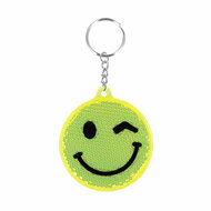 Reflecterende Sleutelhanger Emoticon, 12st.