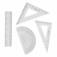 Geometrie Set 15cm, 4dlg.