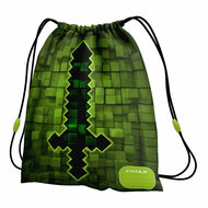 Gymtas Pixel Zwaard Groen