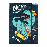 Map met Elastiek A4 Skate Dino