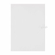 Witte Map met Band A4