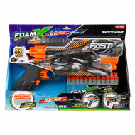 Foam Strikex Elektrisch Afschietpistool Shockwave met 24 Foampijlen