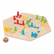 Goki Houten Ludo Spel 6 Spelers