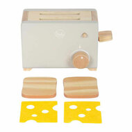Small Foot - Houten Broodrooster Set Grijs &quot;Tasty&quot;