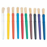 Colorations - Plastic Dikke Verfkwasten, 10st.
