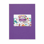 Colorations - Foam Vellen Paars, 10st.