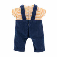 Corolle T-Shirt en Marineblauw Overall, 30cm