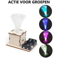 Houten bouwpakket lichtvezel