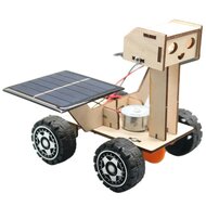 Houten bouwpakket maanrover zonne energie