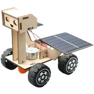 Houten bouwpakket maanrover zonne energie