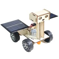 Houten bouwpakket maanrover zonne energie