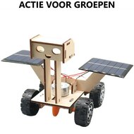 Houten bouwpakket maanrover zonne energie