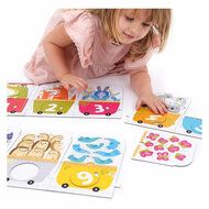 Banana Panda - Maak de Puzzel Passend Nummer Trein - 30st.