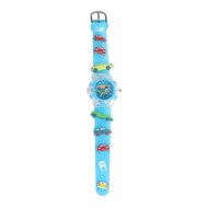 Analoog Horloge met Licht Voertuigen - Lichtblauw