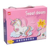 Legpuzzel Sweet Dreams Unicorn, 63st.