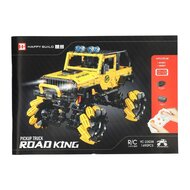 Happy Build Bestuurbare RC Bouwsteentjes Set Pickup Truck - 1490dlg.