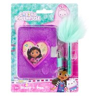 Gabby&#039;s Poppenhuis Pluche Dagboek met Pluche Pen
