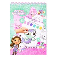 Gabby&#039;s Dollhouse Water Verfset Boek - incl Kwast