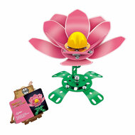 Metalen Constructieset Roze Klaproos