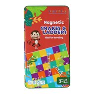 Magnetische Reisspel in Blik Slang &amp; Ladders