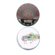 Diamond Painting Rond 30x30cm, set van 8 canvassen