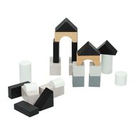 Houten Spelletje in Blikje - Bouwblokken