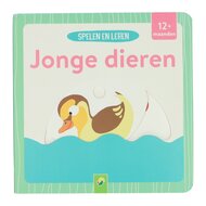 Kartonnen Schuifboekje - Spelen en leren Jonge dieren