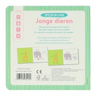 Kartonnen Schuifboekje - Spelen en leren Jonge dieren