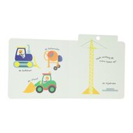 Kartonnen Schuifboekje - Spelen en leren Bouwplaats