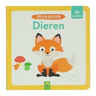 Kartonnen Schuifboekje - Spelen en leren Dieren