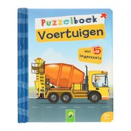Puzzelboek Voertuigen - 5 Legpuzzels