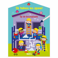 Ik teken en speel - Op de bouwplaats (wipe &amp; clean)