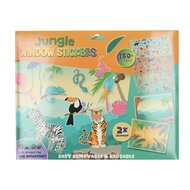 Herbruikbare Jungledieren Raamstickers, 150st.