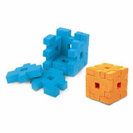 3D Puzzels Foam Cube, 4st.