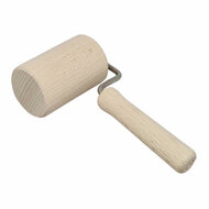 Houten Deegroller met Handvat