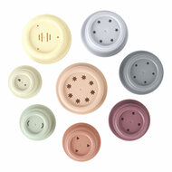 Waterval Bekers Pastel, 8dlg.