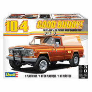 Revell Modelbouwpakket  - 1979 Jeep J-10 Pickup with camper top 1:24 -