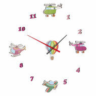 Kinderklok 3D Voertuigen Stickers