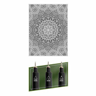 Stippenkunst op Doek Mandela - 40 x 30 cm - incl. Fineliners