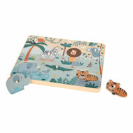 Small Foot - Houten Dierengeluiden Puzzel Safari