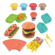 Playgo Hamburger Kleiset - 4 Kleipotjes