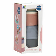 Stapelbekers Pastel, 8dlg.