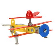 Constructieset Metaal Vliegtuig, 34dlg.