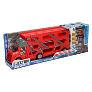 Uitklapbare Autotransporter met Afschietfunctie - Rood