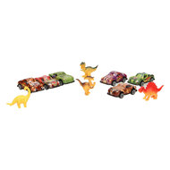 Autoset Dierenprint met Speeldieren