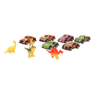 Autoset Dierenprint met Speeldieren