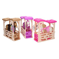 Paard in Stal - 17x16x5cm