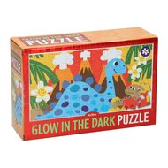Glow in the Dark Puzzel Dino, 100st.
