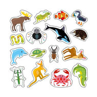 Wilde Dieren - 200 Afneembare Stickers