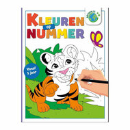 Kleuren op Nummer Dieren - Vanaf 5 Jaar